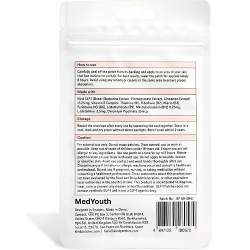 MedYouth | GLP-1 Support Patches