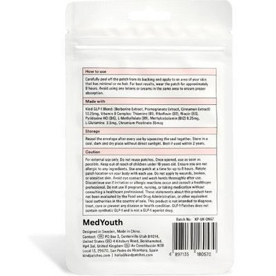 MedYouth | GLP-1 Support Patches